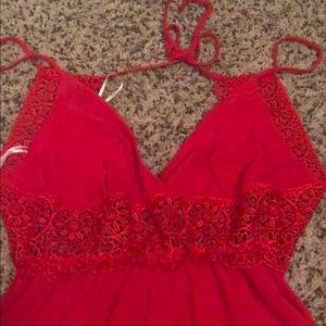 Backless romper